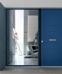 Classic blue Architectural Security Door