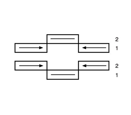 Three sash Door: two slide, one fixed