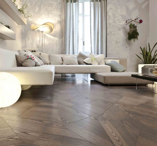 Contemporary geometric Wooden Flooring