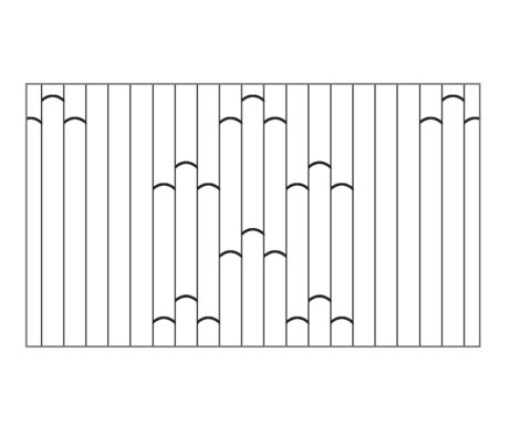 Biscuit Wooden Flooring Laying Pattern