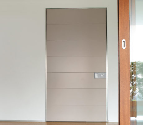Cream Pivot Security Door