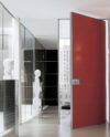 Red Pivot Security Door