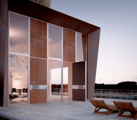 Architectural Wall with integrated Door