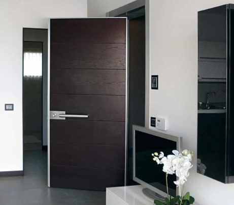 Security Entrance Door in wenge