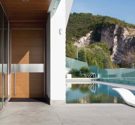 luxury villa with synua door