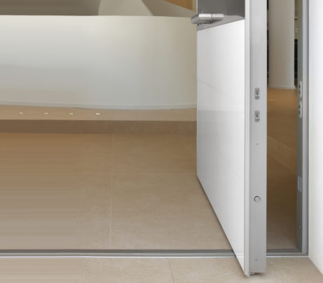 Pivot Opening on Security Door