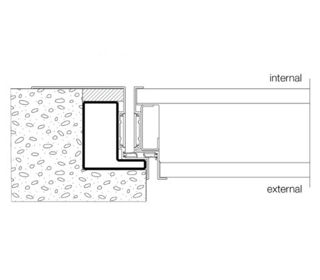 Internal Architrave on Flush Security Door