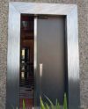 DDA Sliding Security Door in Grey