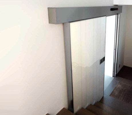 White Sliding Security Door