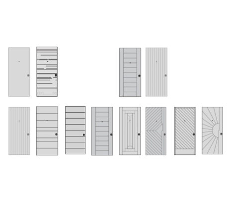 Clad Door Models from Oikos