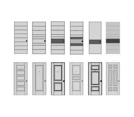 Contemporary Door Models from Oikos