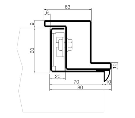 Reinforced Steel Counter-frame for Security Door