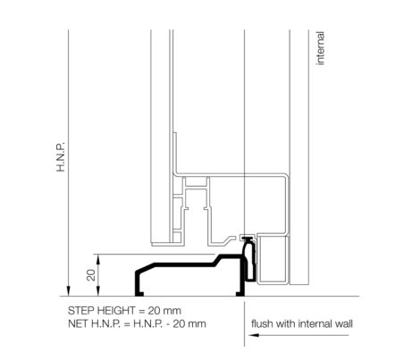 Evolution Security Door with Step.