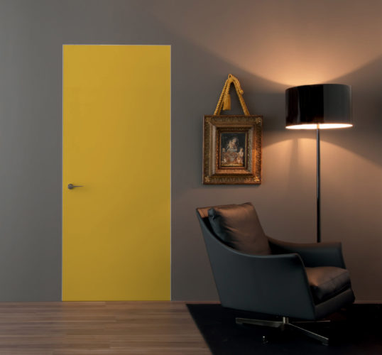 Fully flush gold interior Door