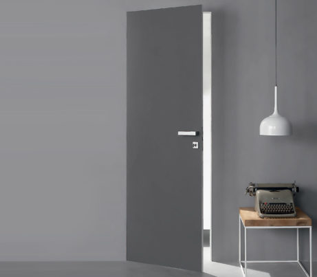 Grey flush Fire Door for Hotels