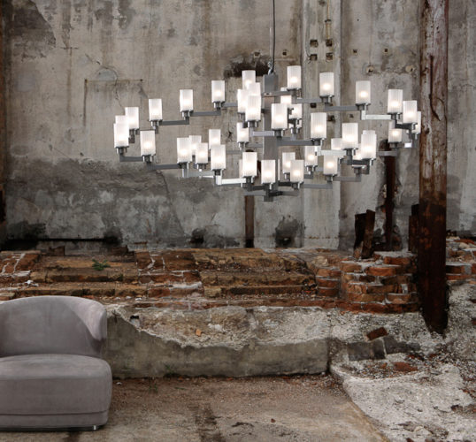 large scale lighting modern interior