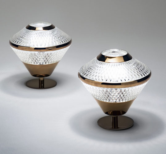 Small cut-crystal Table Lamps