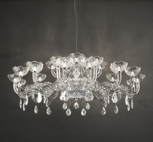luxury glass chandelier Italamp
