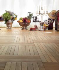 Quadrone: Carved Hardwood Flooring