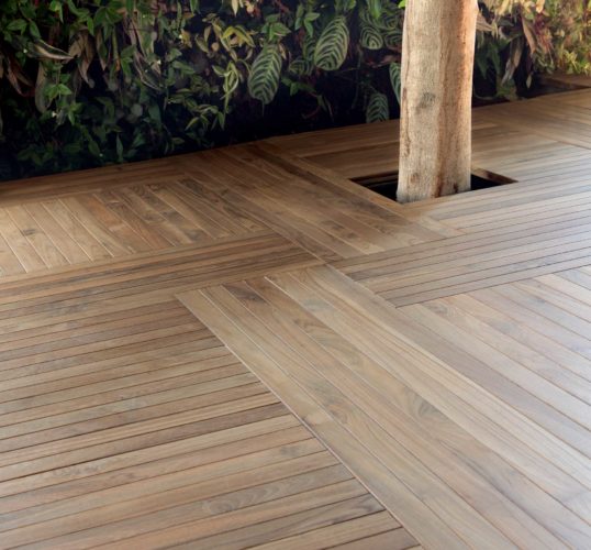 Quadrone: Carved Hardwood Flooring Teak Solid Wooden Floor Design