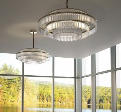 art glass chandeliers luxury interior