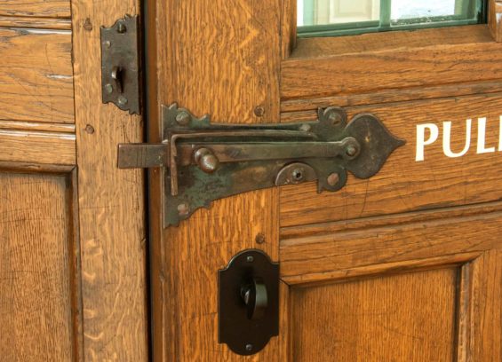 Steel Security Door with Heritage aesthetic