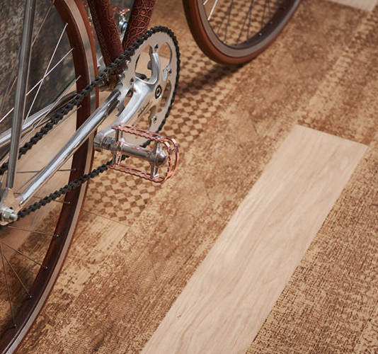 Listone Giordano Undici Flooring Bicycle