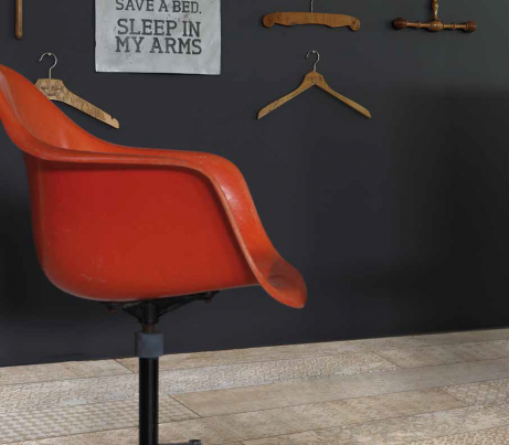Listone Giordano Undici Flooring with Chair