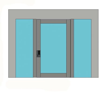 Nova: Glass Pivot Door Nova Security Designer Doors