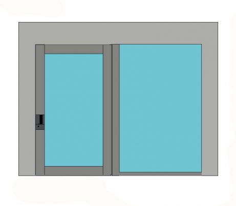 Nova: Glass Pivot Door Nova Security Designer Doors